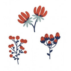 Stickserie - Winterblumen